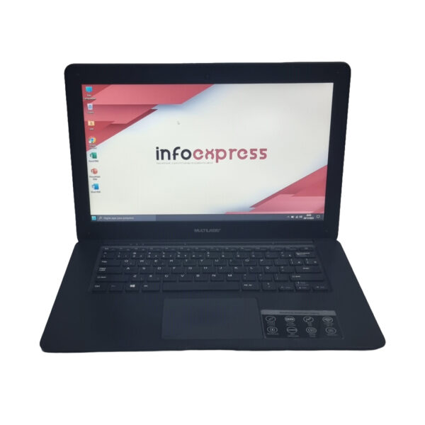 Notebook Multilaser PC024 com Intel ® Atom X5-Z8350 @ 1.44, 2GB RAM, 32GB, Intel Graphics, Tela 14' HD - Image 2