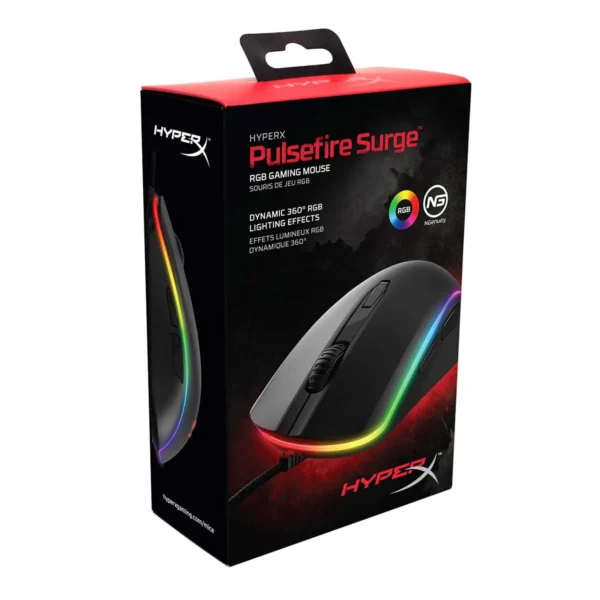 Mouse Gamer HyperX Pulsefire Surge RGB 16.000DPI  HX-MC002B