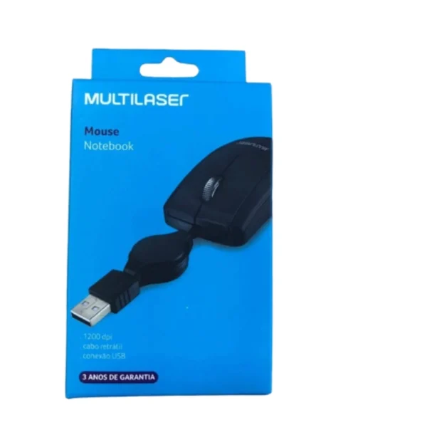 Mouse Mini Retratil Multilaser Mo205