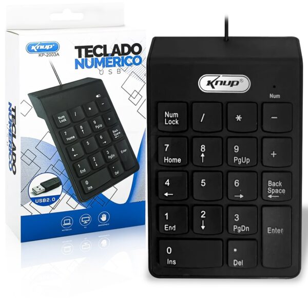 Teclado Numerico Knup Kp-2003A USB