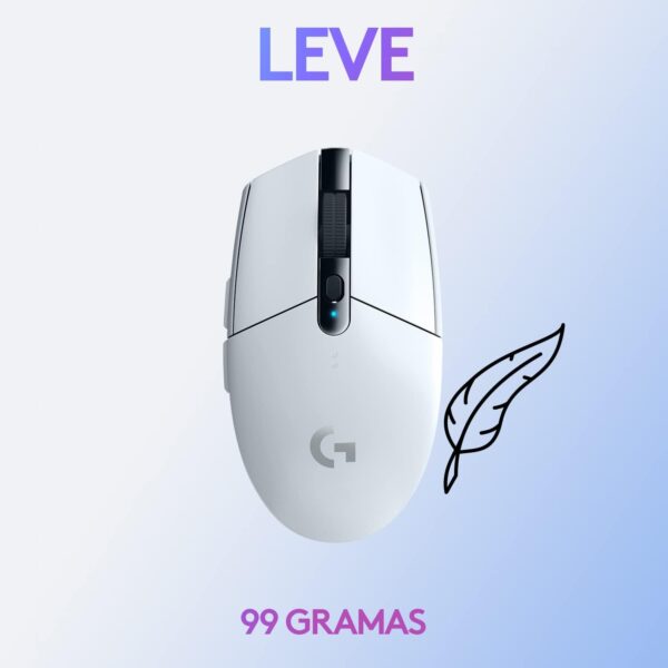 Mouse Logitech G304 sem fio Pilha 12000DPI (Branco) - Image 2