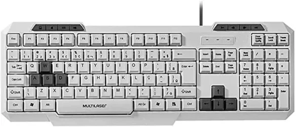 Teclado Gamer Multilaser Tc243 Multimidia USB Verde/Branco - Image 7