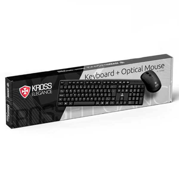 Kit Teclado e Mouse USB Kross Elegance KE-KM400