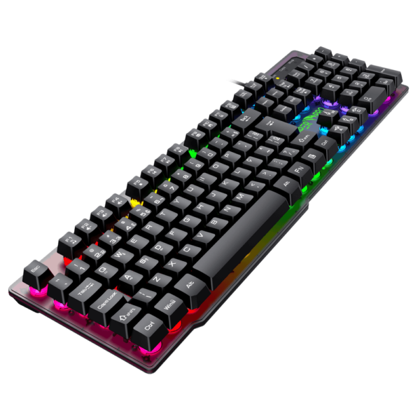 Teclado Gamer Naja  VI408 Viper Pro Gamer Semi Mecânico Preto Rgb - Image 3