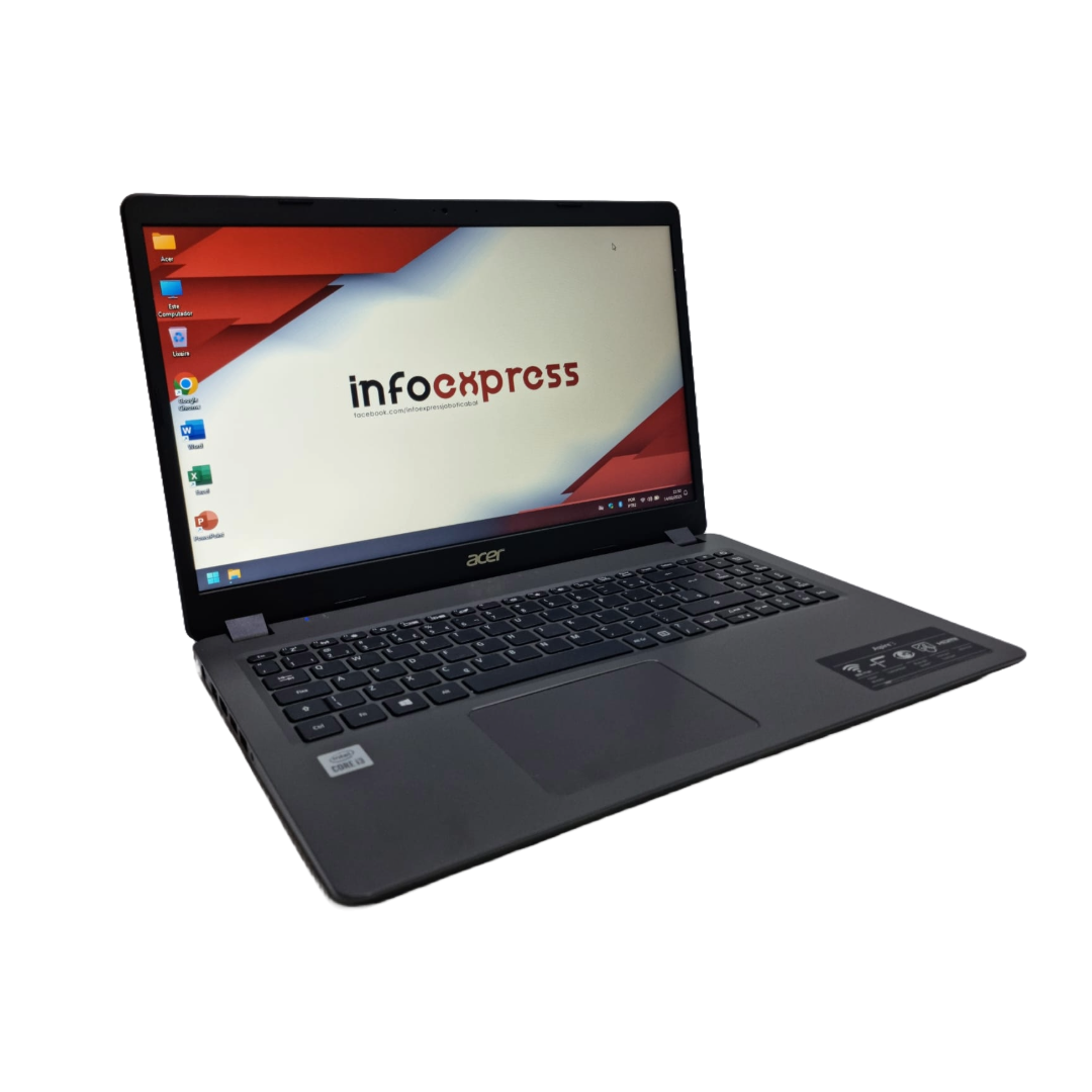 Notebook Acer A315-56 - Intel I3-1005G1, 8GB DDR4, 256GB NVMe, 15.6"
